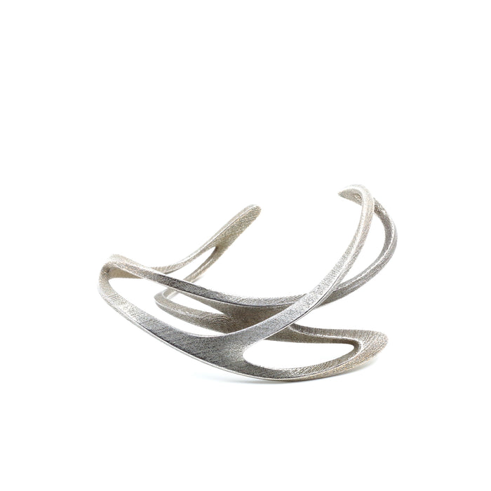 Mahuika Cuff Bracelet - 3D Printed Steel