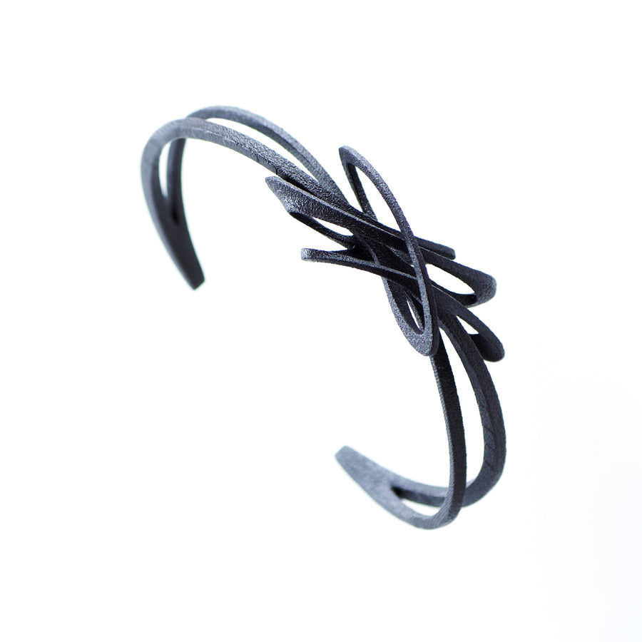 Solar Flare Bracelet - 3D Printed Steel