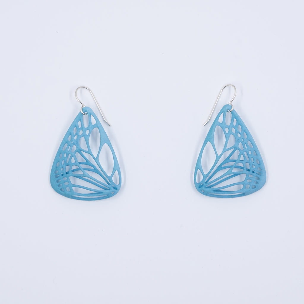 Large Butterfly Earrings - 3D Printed Nylon